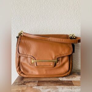 Coach Smooth Leather Shoulder Bag